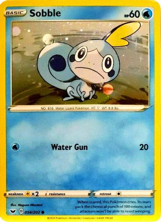 Sobble 054/202  - Holofoil Blister Exclusives - Promo