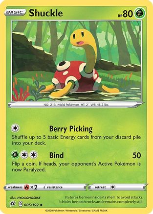 Shuckle 005  SWSH02 Rebel Clash - Uncommon