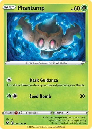 Phantump 014  SWSH02 Rebel Clash - Common