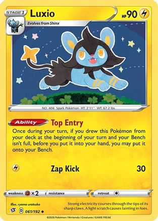 Luxio 061  SWSH02 Rebel Clash - Uncommon