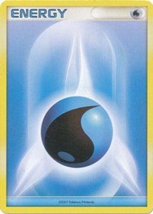 Water Energy (2007 Unnumbered D/P Style Non-Holo)/P  League & Championship Cards - Promo