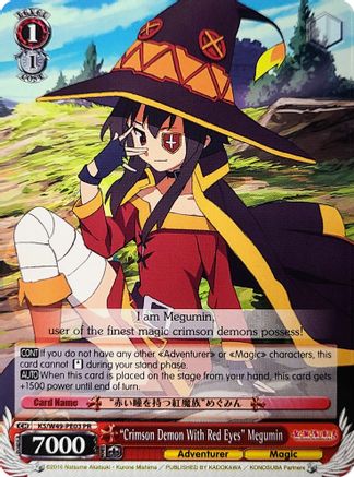 "Crimson Demon With Red Eyes" Megumin (KS/W49-PE03 PR) - KonoSuba