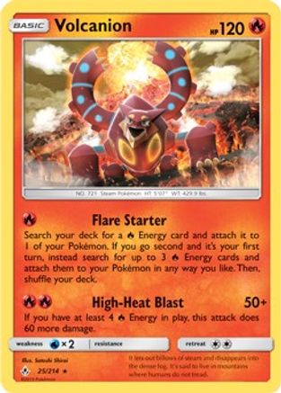 Volcanion - 25/214/214  Deck Exclusives - Rare