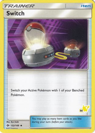 Switch - 132/149 (#52 Pikachu Stamped)/149  Battle Academy - Promo