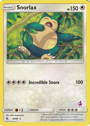Snorlax 050/68  Battle Academy - Promo