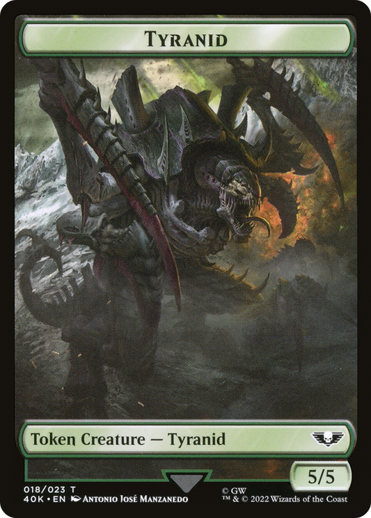 Tyranid (T40K-018) - Warhammer 40,000 Tokens