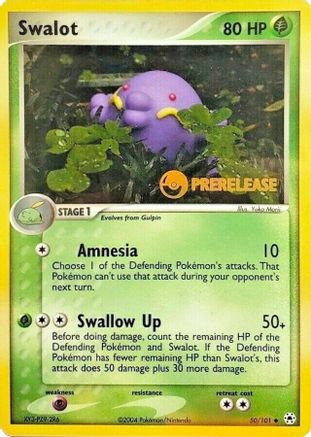 Swalot - 50/101 (Prerelease)/101  Nintendo Promos - Promo
