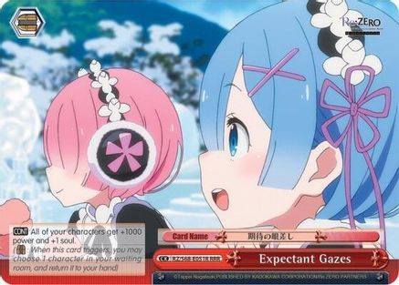 Expectant Gazes (RRR) (RZ/S68-E051R RRR) - Re:ZERO Memory Snow