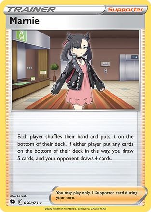 Marnie 056  - Holofoil Champions Path - Holo Rare