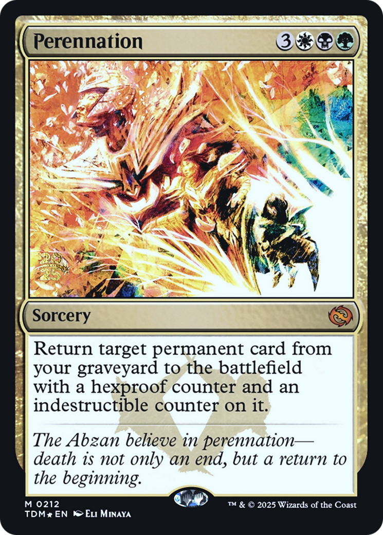 Perennation [Tarkir: Dragonstorm Prerelease Promos]