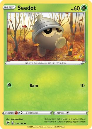 Seedot 010  - Reverse Holofoil SWSH04 Vivid Voltage - Common