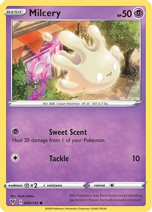 Milcery 080  SWSH04 Vivid Voltage - Common