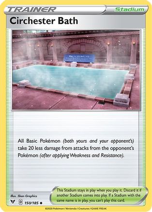 Circhester Bath 150  - Reverse Holofoil SWSH04 Vivid Voltage - Uncommon