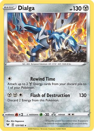 Dialga 121  - Holofoil SWSH04 Vivid Voltage - Holo Rare