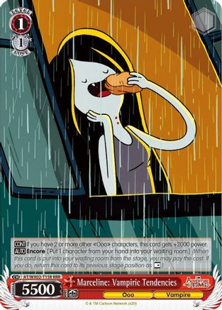 Marceline: Vampiric Tendencies (RRR) (AT/WX02-T15R RRR) - Adventure Time