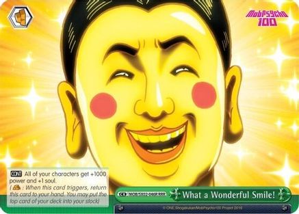 What a Wonderful Smile! (RRR) (MOB/SX02-046R RRR) - Mob Psycho 100