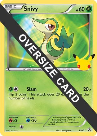 Snivy BW01  First Partner Pack - Promo