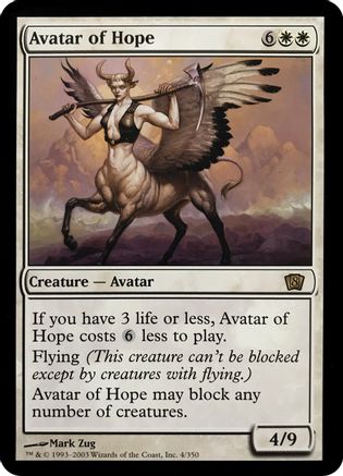 Avatar of Hope (Oversized) [Eighth Edition Box Topper]