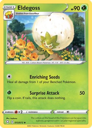 Eldegoss 015  Shining Fates - Uncommon