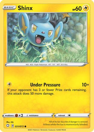 Shinx 031  - Reverse Holofoil Shining Fates - Common