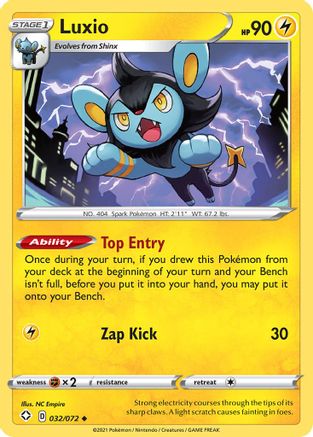 Luxio 032  Shining Fates - Uncommon