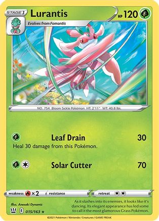 Lurantis 015  SWSH05 Battle Styles - Rare