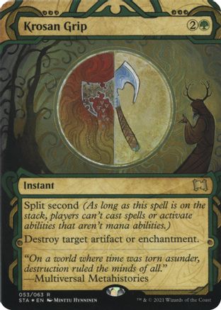 Krosan Grip (Foil Etched) [Strixhaven: School of Mages Mystical Archive]