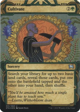 Cultivate (Foil Etched) [Strixhaven: School of Mages Mystical Archive]