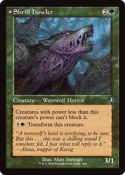 Shrill Howler // Howling Chorus (Retro Frame) [Innistrad Remastered]
