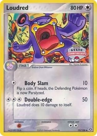 Loudred 35/106 (State Championships)/106  League & Championship Cards - Promo