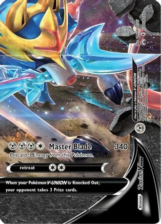 Zacian V-UNION - SWSH166  - Holofoil SWSH Sword & Shield Promo Cards - Promo