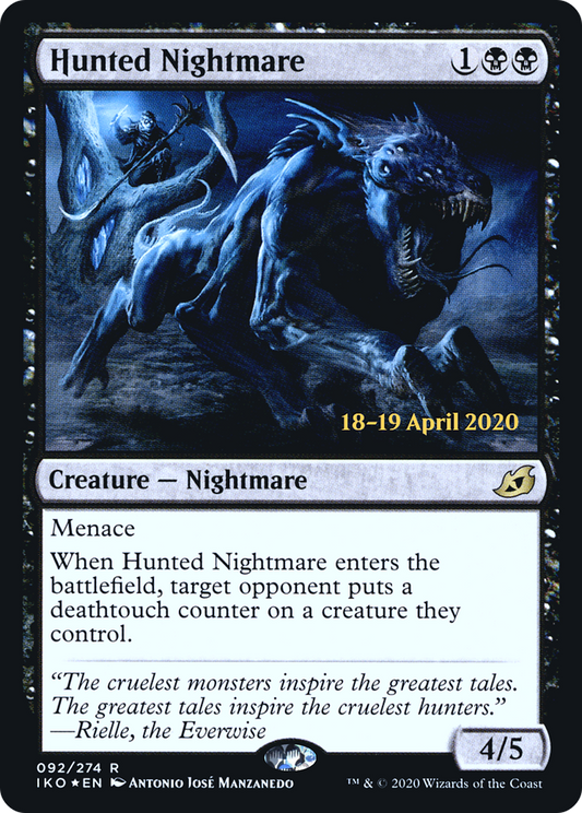 Hunted Nightmare [Ikoria: Lair of Behemoths Prerelease Promos]