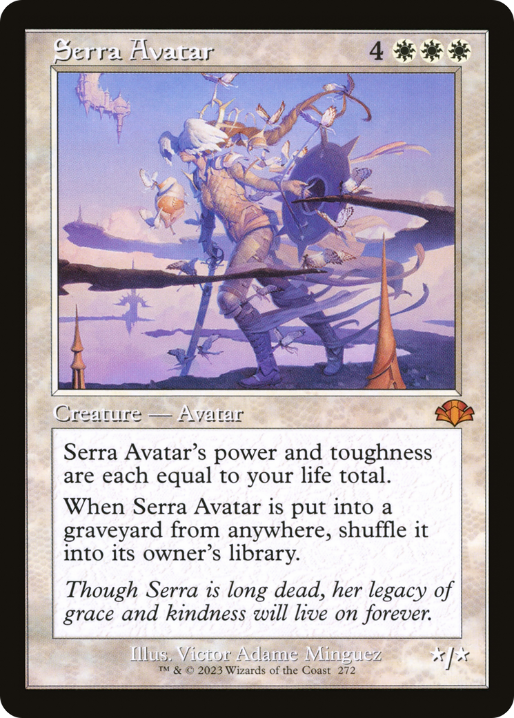 Serra Avatar (Retro Frame) (DMR-272) - Dominaria Remastered
