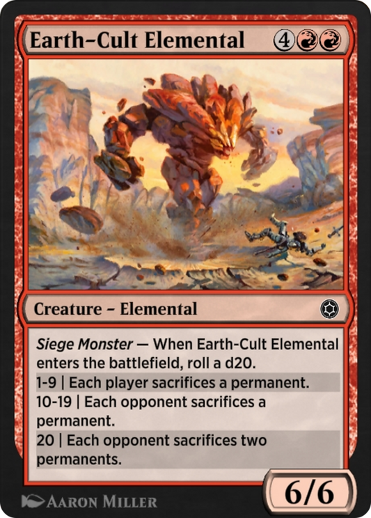 Earth-Cult Elemental (HBG-180) - Alchemy Horizons: Baldur's Gate
