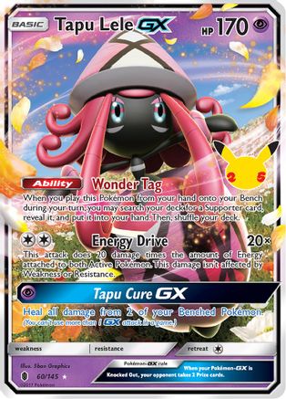 Tapu Lele GX 060  - Holofoil Celebrations Classic Collection - Classic Collection