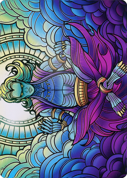 Zur, Eternal Schemer // Zur, Eternal Schemer (ADMU-081) - Dominaria United Art Series (Borderless) Foil