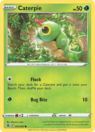 Caterpie 001  SWSH08 Fusion Strike - Common