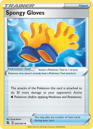 Spongy Gloves 243  SWSH08 Fusion Strike - Uncommon