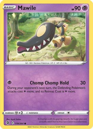 Mawile 119  SWSH08 Fusion Strike - Common