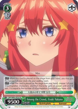 Among the Crowd, Itsuki Nakano (5HY/W83-TE79 TD) - The Quintessential Quintuplets