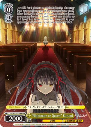 "Nightmare or Queen" Kurumi (OFR) (DAL/WE33-E001OFR OFR) - Date A Bullet