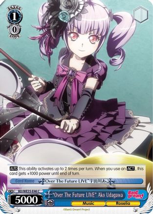 "Over The Future LIVE" Ako Udagawa (BD/WE35-E46 C) - Poppin’Party x Roselia