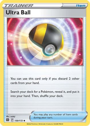 Ultra Ball 150  - Reverse Holofoil SWSH09 Brilliant Stars - Uncommon