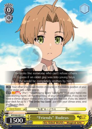 "Friends" Rudeus (MTI/S83-E011 C) - Mushoku Tensei: Jobless Reincarnation