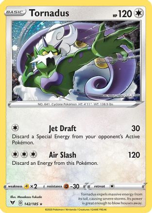 Tornadus 142/185  - Holofoil Blister Exclusives - Promo