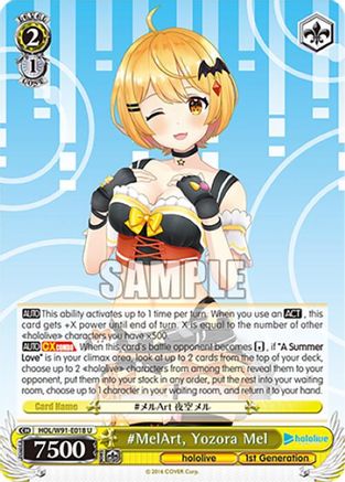 #MelArt, Yozora Mel (HOL/W91-E018 U) - hololive production