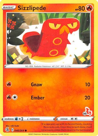 Sizzlipede 046/264  Battle Academy 2022 - Promo