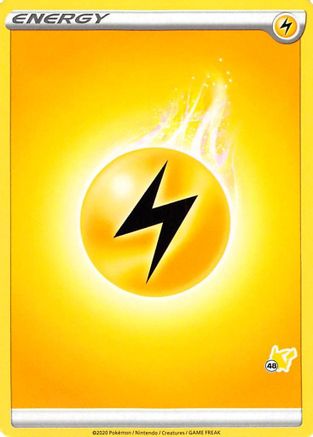 Lightning Energy (#48 Pikachu Stamped)  Battle Academy 2022 - Promo