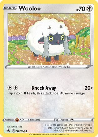 Wooloo 222/264  - Holofoil Miscellaneous Cards & Products - Promo