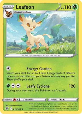 Leafeon 013  SWSH10 Astral Radiance - Rare